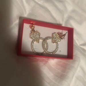 Ring earrings for bride